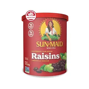 Sun-Maid California Sun-Dried Raisins - 13 oz Resealable Canister