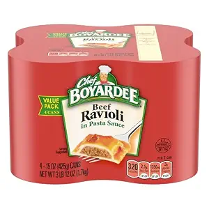 Chef Boyardee Beef Ravioli, 15 oz, 4 Pack