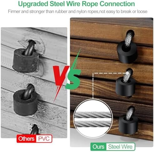 RELIANCER 8' Wooden Garden Pathway,Outdoor Roll Out Cedar Straight Walkway,Patio Path Decorative Garden Boardwalk Walkways,Weather-Resistant Roll Up Beach Wood Road Floor,Wedding Party Pathways - Image 4