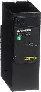 Square D - QO250PSPD QO Whole House Surge Protection Device, 50kA, 120/240V, 1-Phase, No Wiring, Plug-On Neutral