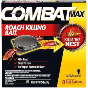 Combat Max Roach Killing Bait, Large Roaches, Kills the Nest, 8 Count