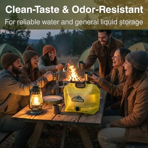 Camping Water Container 2 Gallon Collapsible Water Jug with Spout - Reusable Plastic Flasks, Foldable Empty Gallon Jug for Water Storage, Water Bag for Outdoor Hiking Emergency Prep (1 Pack) - Image 4