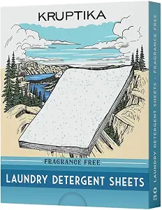 Laundry Detergent Sheets Fragrance Free 30 Count