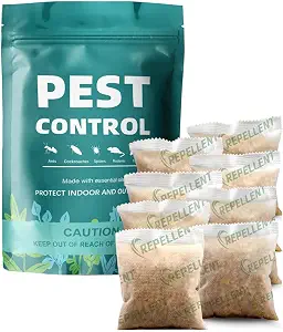 Pest Repellent, Rodent Repellent Indoor, Spider Repellent Indoor, Mouse Repellent Outdoor, Mice Repellent Indoor, Naturally Repel Rats, Mouse, Ants, Roach, Natural Ingredients-8 Packs