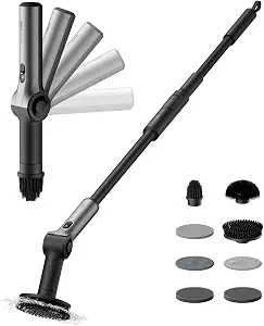 HOTO Flexi™ Cordless Electric Spin Scrubber, for Bathtub, Bathroom, Tile