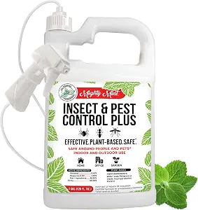 Mighty Mint Peppermint Oil Insect Repellent Plus Spray, 1 Gallon (128 oz)