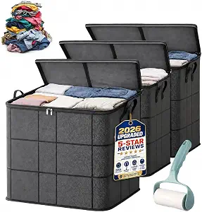 220L Foldable Moving Bag with Zipper and Reinforced Handles (110L,1)