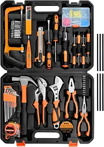 Tool Set,148-Piece Home Repair Tool Kit for Men Women College Students,Household Basic Hand Tool Sets with Case for Home Maintenance,Dorm Essentials and DIY Projects